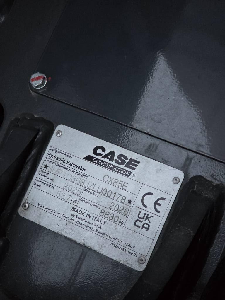 CASE CX 85 E Midikaivukoneet 7t - 12t