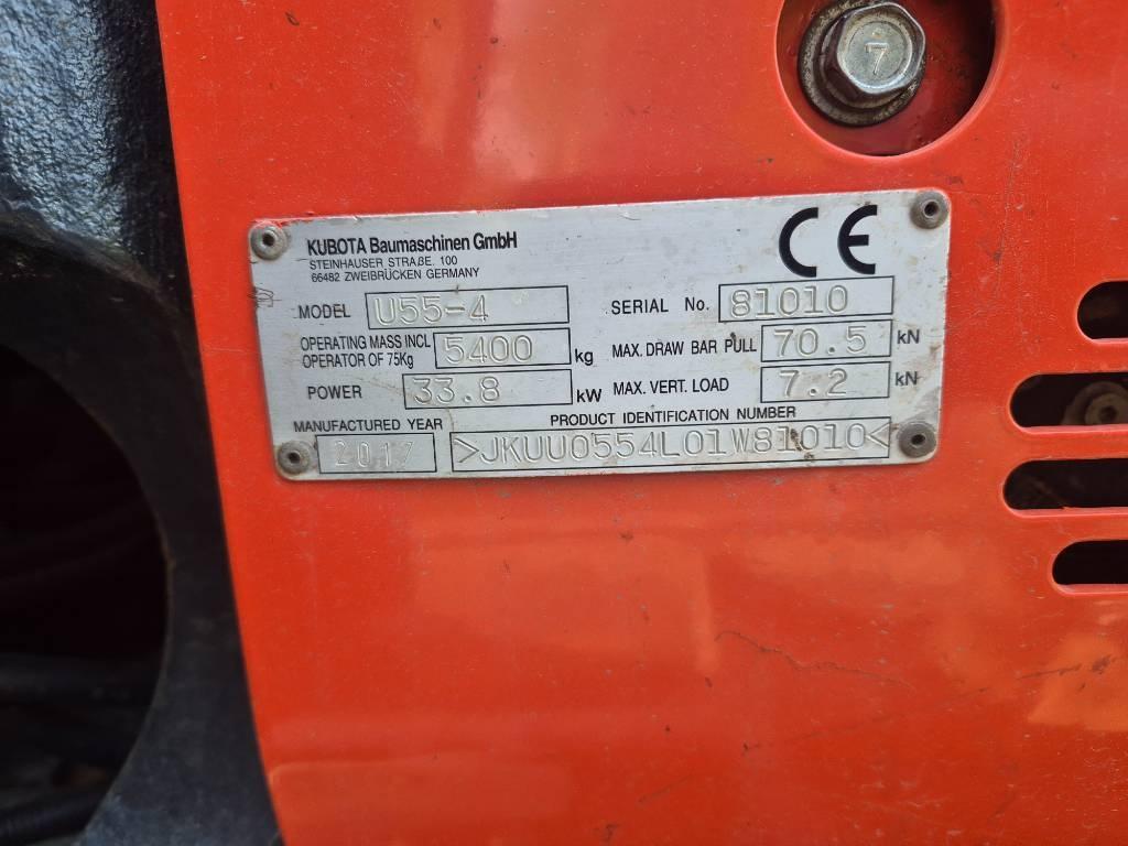 Kubota U 55-4 Minikaivukoneet < 7t