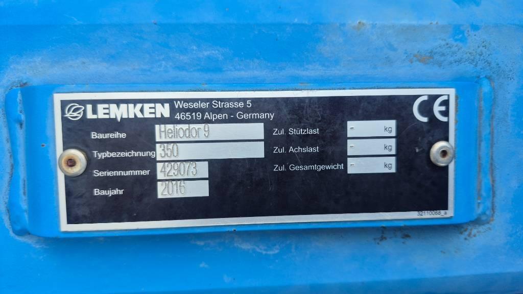 Lemken Heliodor 9 Kiekkomultaimet ja lautasäkeet